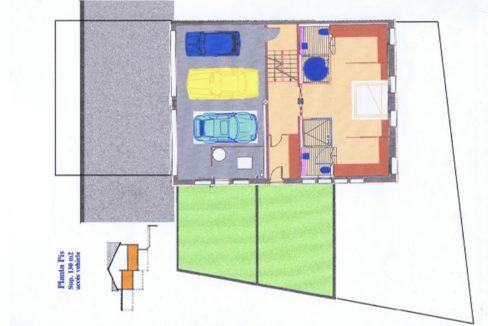 Casa con jardin Agudes park 1